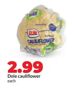 Hy-Vee Dole cauliflower offer