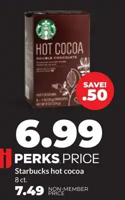 Hy-Vee Starbucks hot cocoa offer