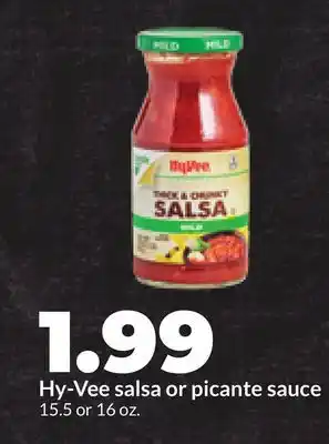 Hy-Vee Hy-Vee salsa or picante sauce offer