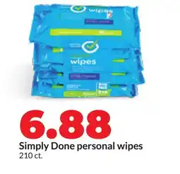 Hy-Vee Simply Done personal wipes offer