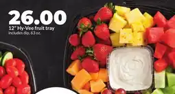 Hy-Vee 12 Hy-Vee fruit tray offer