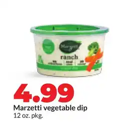 Hy-Vee Marzetti vegetable dip offer