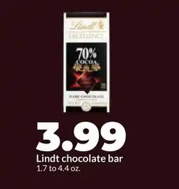 Hy-Vee Lindt chocolate bar offer