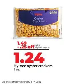 Hy-Vee Hy-Vee oyster crackers offer