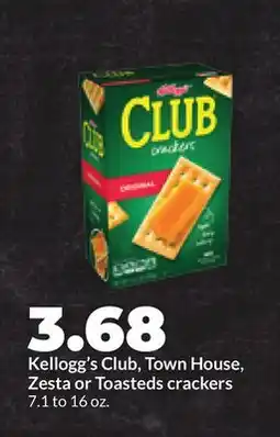 Hy-Vee Kellogg's Club, Town House, Zesta or Toasteds crackers offer