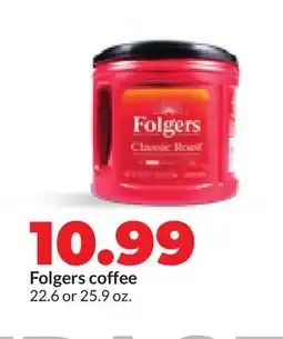 Hy-Vee Folgers coffee offer