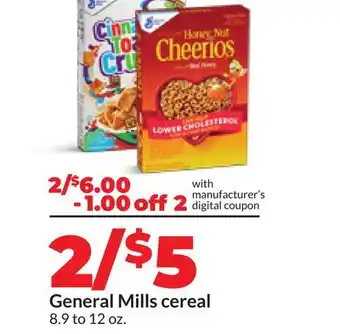 Hy-Vee General Mills cereal offer