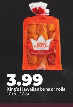 Hy-Vee King's Hawaiian buns or rolls offer