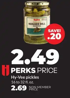 Hy-Vee Hy-Vee pickles offer