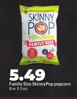 Hy-Vee Family Size SkinnyPop popcorn offer