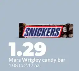 Hy-Vee Mars Wrigley candy bar offer