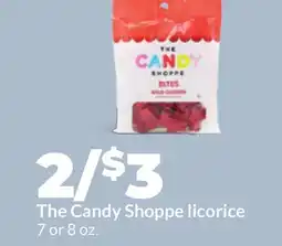 Hy-Vee The Candy Shoppe licorice offer