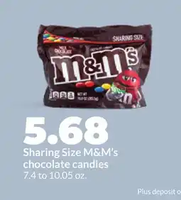 Hy-Vee M & M' s chocolate candies offer