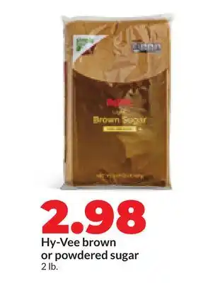 Hy-Vee Hy-Vee brown or powdered sugar offer