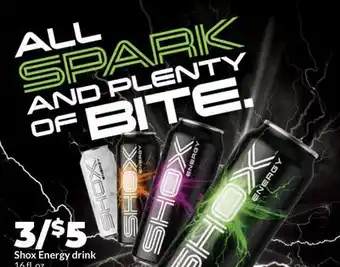 Hy-Vee Shox Energy Drink offer