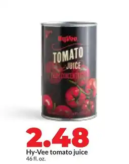 Hy-Vee Hy-Vee tomato juice offer