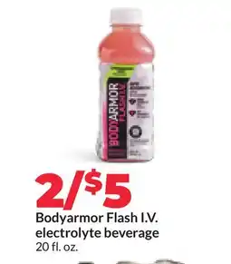 Hy-Vee Bodyarmor Flash I. V. electrolyte beverage offer