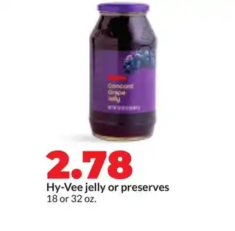 Hy-Vee Hy-Vee jelly or preserves offer