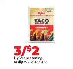 Hy-Vee Hy-Vee seasoning or dip mix offer