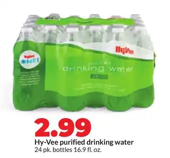 Hy-Vee Hy-Vee purified drinking water offer