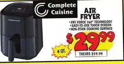 Ollie's Complete Cuisine AIR FRYER offer