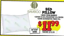 Ollie's BAMBOO BED PILLOW offer