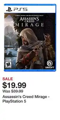 Game Stop Assassin's Creed Mirage - PlayStation 5 offer