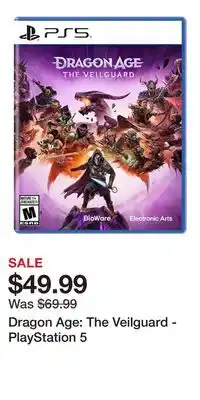 Game Stop Dragon Age: The Veilguard - PlayStation 5 offer