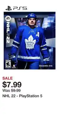 Game Stop NHL 22 - PlayStation 5 offer