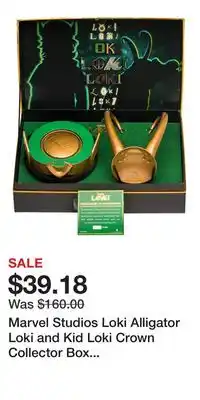 Game Stop Marvel Studios Loki Alligator Loki and Kid Loki Crown Collector Box GameStop Exclusive offer