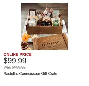 Costco Rastelli's Connoisseur Gift Crate offer