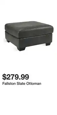 Big Lots Fallston Slate Ottoman offer