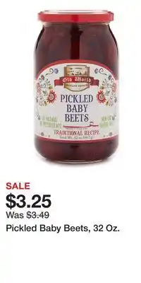 Big Lots Pickled Baby Beets, 32 Oz offer