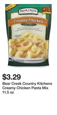 Big Lots Bear Creek Country Kitchens Creamy Chicken Pasta Mix 11.5 oz offer