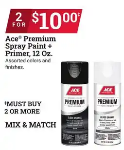 Ace Hardware Ace Premium Spray Paint + Primer, 12 oz offer