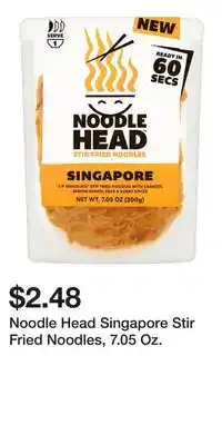 Big Lots Noodle Head Singapore Stir Fried Noodles, 7.05 Oz offer