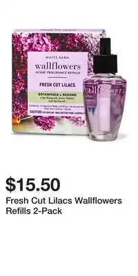 Bath & Body Works Fresh Cut Lilacs Wallflowers Refills 2-Pack offer