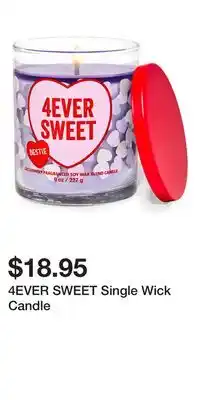 Bath & Body Works 4EVER SWEET Single Wick Candle offer