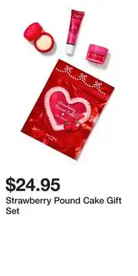 Bath & Body Works Strawberry Pound Cake Gift Set offer