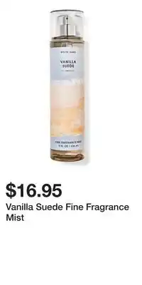 Bath & Body Works Vanilla Suede Fine Fragrance Mist offer