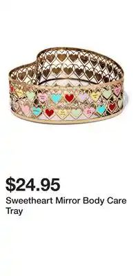 Bath & Body Works Sweetheart Mirror Body Care Tray offer