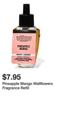 Bath & Body Works Pineapple Mango Wallflowers Fragrance Refill offer