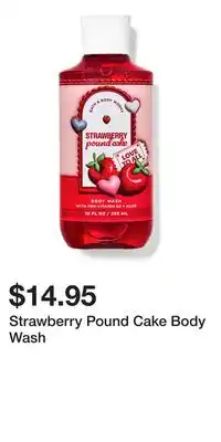 Bath & Body Works Strawberry Pound Cake Body Wash offer