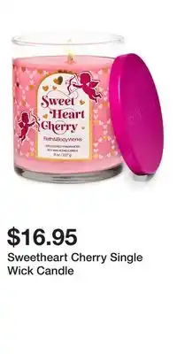 Bath & Body Works Sweetheart Cherry Single Wick Candle offer