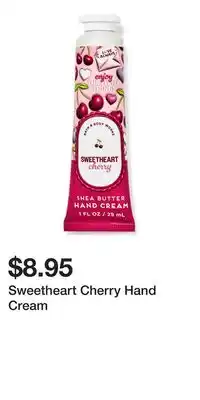 Bath & Body Works Sweetheart Cherry Hand Cream offer