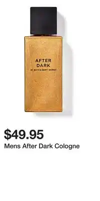 Bath & Body Works Mens After Dark Cologne offer