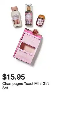 Bath & Body Works Champagne Toast Mini Gift Set offer