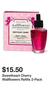 Bath & Body Works Sweetheart Cherry Wallflowers Refills 2-Pack offer