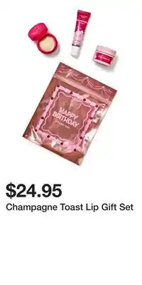 Bath & Body Works Champagne Toast Lip Gift Set offer