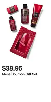 Bath & Body Works Mens Bourbon Gift Set offer